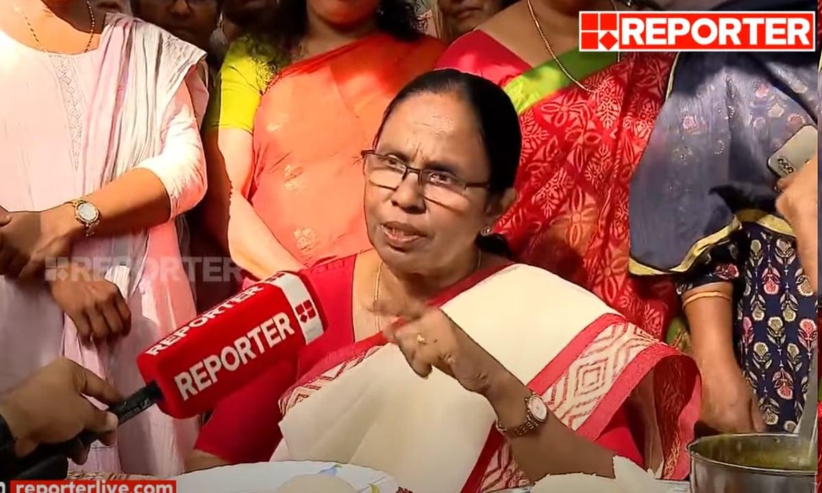 കാഫിര് സ്ക്രീന്ഷോട്ട് ലതിക പങ്കുവെക്കേണ്ടിയിരുന്നില്ല; അന്വേഷണം ശരിയായ ദിശയിലെന്നും കെ കെ ശൈലജ