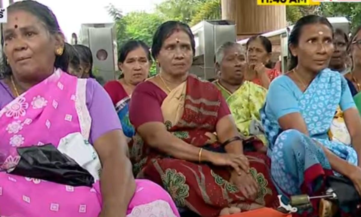 മലമ്പുഴ ഡാമിലെ ശുചീകരണ തൊഴിലാളികളുടെ കൂട്ട പിരിച്ചുവിടൽ; പ്രതിഷേധം 