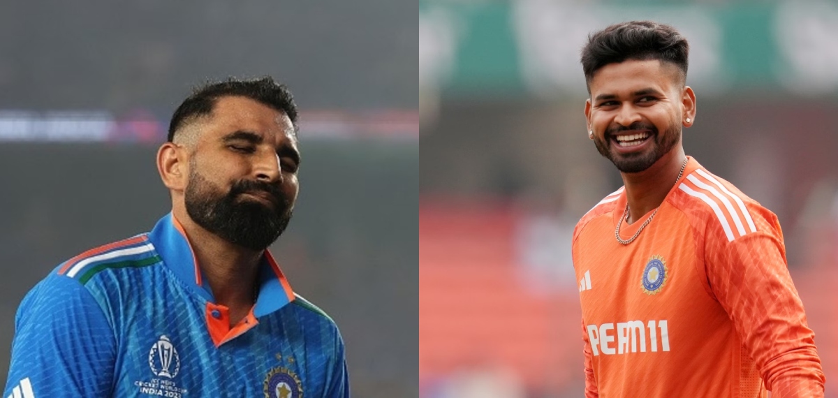 ഷമിയെ വീണ്ടും തഴഞ്ഞു; ശ്രേയസ് ബാക്ക്; കിവികൾക്കെതിരായ ഇന്ത്യൻ ഏകദിന ടീമിനെ പ്രഖ്യാപിച്ചു