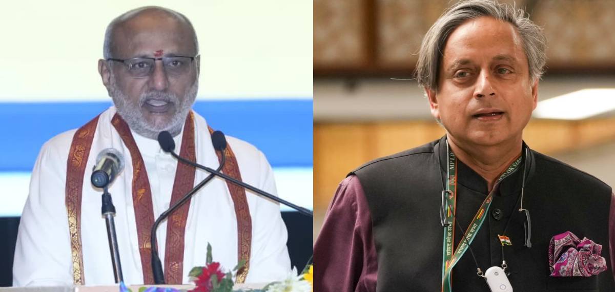 'ലോകരാജ്യങ്ങളിൽ ഇന്ത്യയുടെ ശബ്ദമുയർത്തി, അദ്ദേഹം മികച്ച പാർലമെന്റേറിയൻ': ശശി തരൂരിനെ പ്രശംസിച്ച് ഉപരാഷ്ട്രപതി