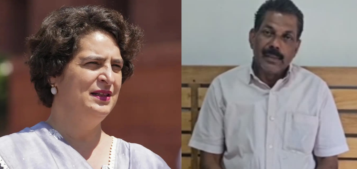 'ഒപ്പമുണ്ടാകും'; ജോസ് നെല്ലേടത്തിന്റെ കുടുംബത്തെ കണ്ട് പ്രിയങ്ക ഗാന്ധി