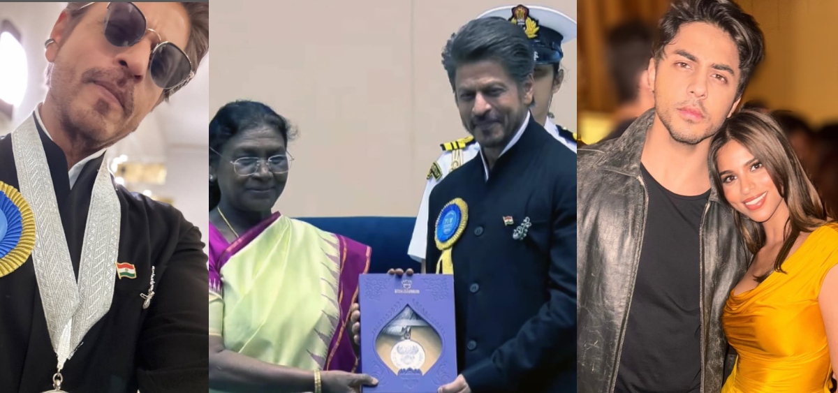 'ഈ വെള്ളി മെഡൽ സ്വർണത്തിന് തുല്യം'; ഷാരൂഖ് ഖാൻ്റെ അവാർഡ് നേട്ടത്തിൽ സ്നേഹം പങ്കുവച്ച് ആര്യനും സുഹാനയും