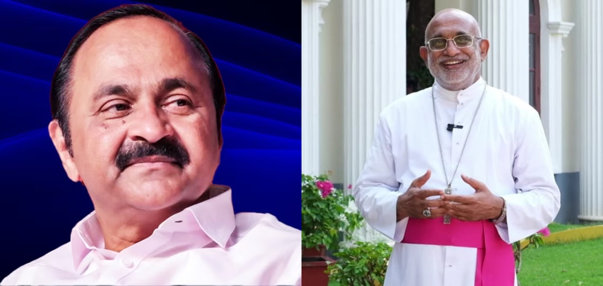 സിറോ മലബാര്‍ ആസ്ഥാനത്തെത്തി വി ഡി സതീശന്‍;മേജര്‍ആര്‍ച്ച് ബിഷപ്പുമായി കൂടിക്കാഴ്ച,അത്താഴവിരുന്നിലും പങ്കെടുത്തു