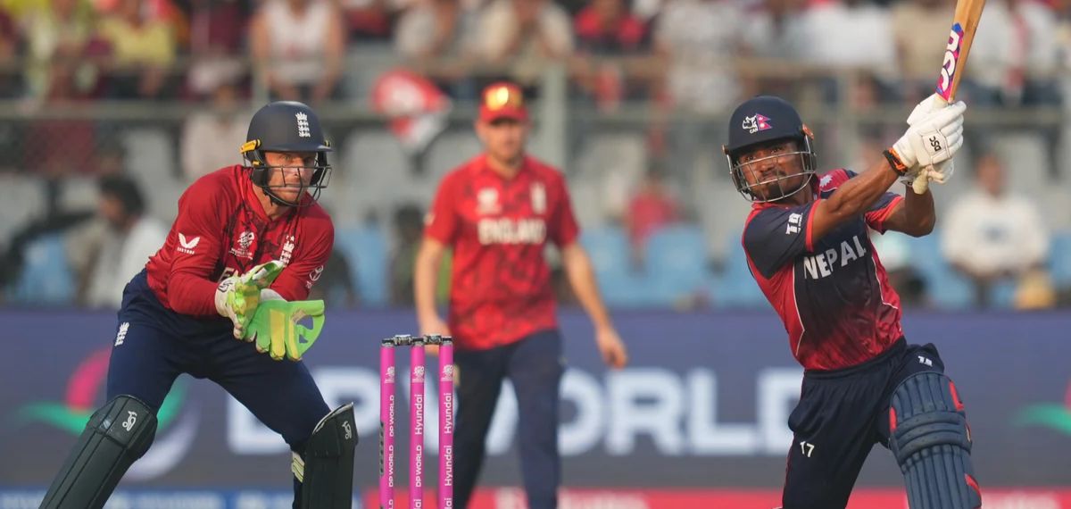 വിറപ്പിച്ച് വീണ് നേപ്പാള്‍; ടി20 ലോകകപ്പില്‍ ഇംഗ്ലണ്ടിന് ജയം