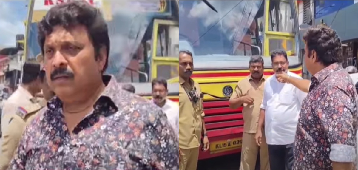 കെഎസ്ആർടിസിയിൽ പ്ലാസ്റ്റിക് മാലിന്യം;ബസ് തടഞ്ഞുനിർത്തി ഗണേഷ് കുമാറിന്റെ മിന്നൽപരിശോധന,ജീവനക്കാർക്ക് പരസ്യശകാരം