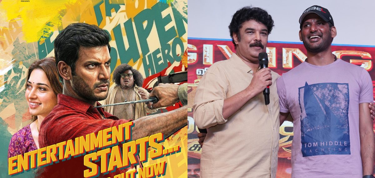 രജനി പടം ഡ്രോപ്പ് ആയെങ്കിലെന്ത്, അണ്ണൻ തിരുമ്പി വന്തിട്ടേൻ! വിശാൽ സിനിമയുടെ പ്രൊമോയുമായി സുന്ദർ സി