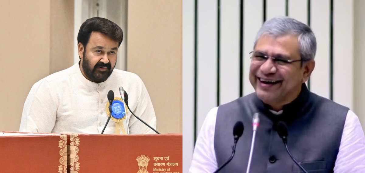 'ദി റിയൽ ഒ ജി മോഹൻലാൽ ജി'; ട്രെൻഡിങ്ങായി കേന്ദ്രമന്ത്രി അശ്വനി വൈഷ്ണവിന്റെ വാക്കുകൾ