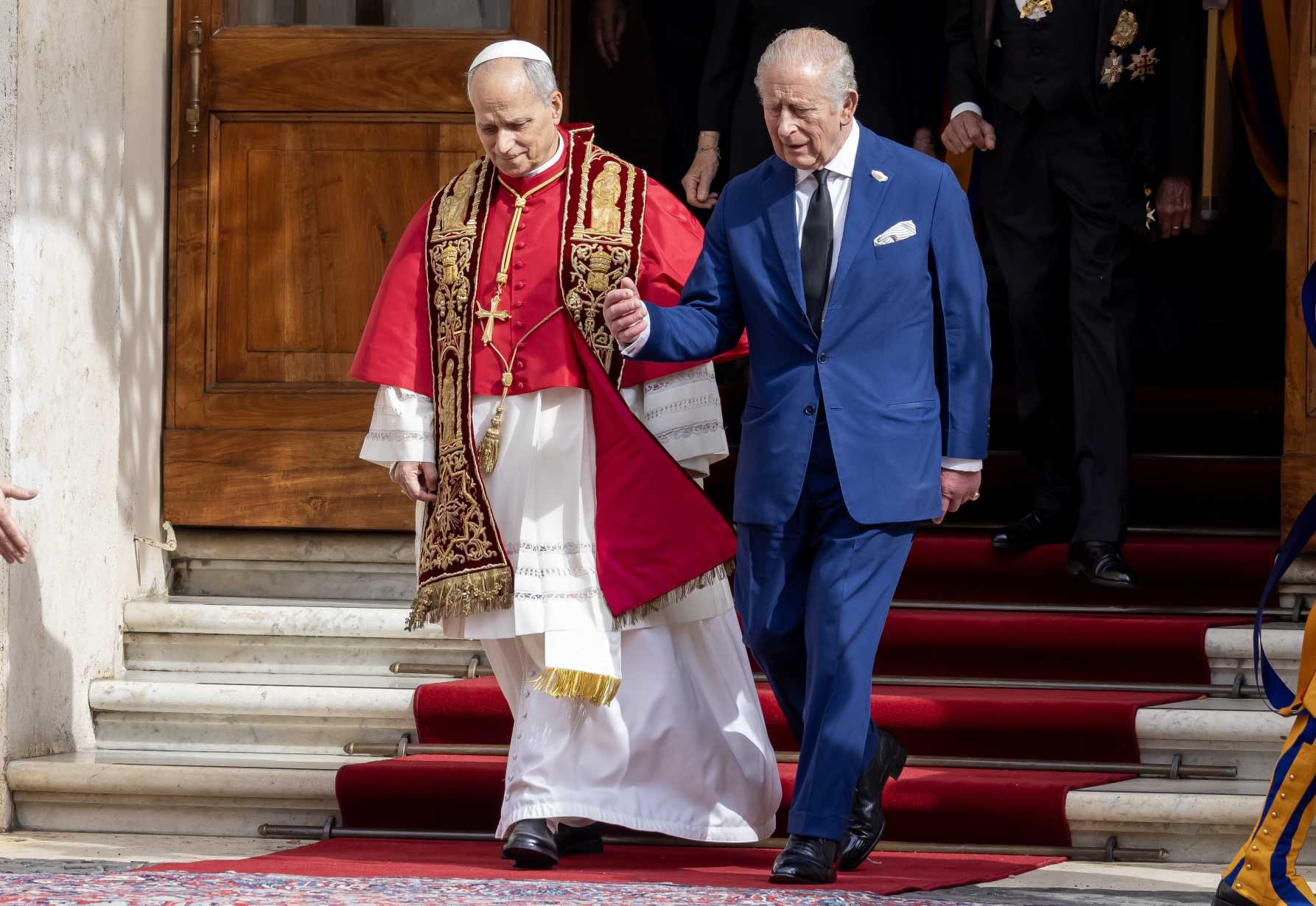 King charles III and Pope Leo VIII