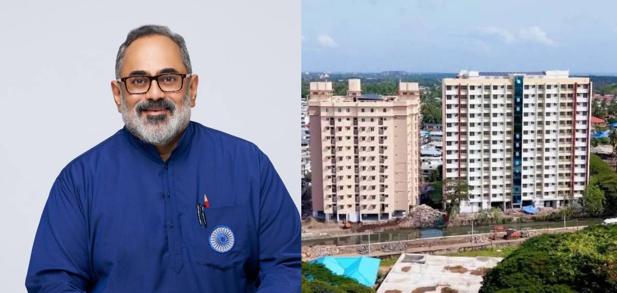 'നന്ദി മോദി,വീടില്ലാത്തവർക്ക് തലചായ്ക്കാൻ ഇടമൊരുക്കിയതിന്'; തുരുത്തിയിലെ ഫ്‌ളാറ്റിൽ അവകാശവാദവുമായി ബിജെപിയും