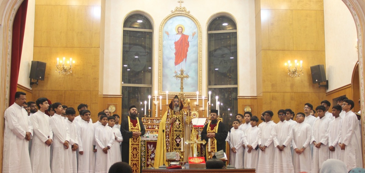 ബഹ്‌റൈൻ സെന്റ് മേരീസ് ഇന്ത്യന്‍ ഓര്‍ത്തഡോക്സ് കത്തിഡ്രലില്‍ പുതുവത്സര ശുശ്രുഷകൾ നടന്നു