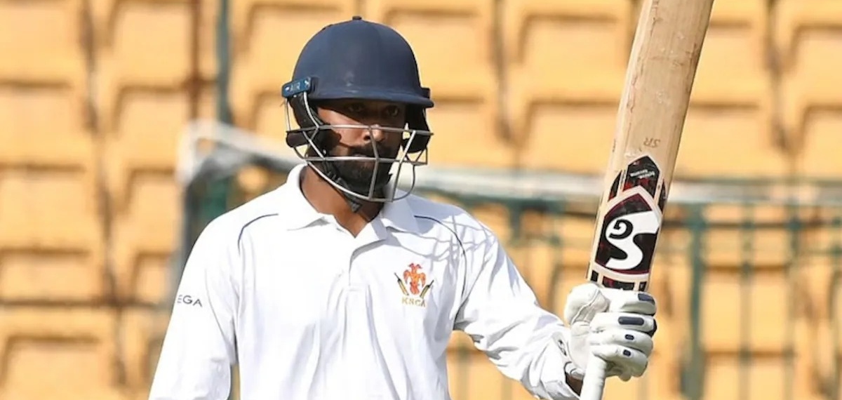 വീണ്ടും ഡബിൾ സെഞ്ച്വറി; ആഭ്യന്തര ക്രിക്കറ്റിൽ പുതിയ താരോദയമായി കർണാടകയുടെ സ്മരൺ