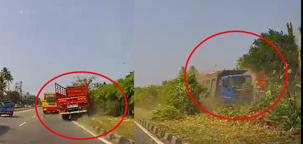 ഓവര്‍ടേക്ക് ചെയ്യുന്നതിനിടെ കെഎസ്ആര്‍ടിസി ഇടിച്ച വാഹനം മറ്റൊരു വാഹനത്തിലിടിച്ച് അപകടം; ഒരാൾക്ക് ഗുരുതര പരിക്ക്