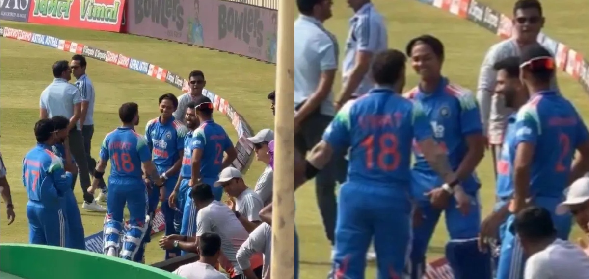 ജയ്‌സ്വാളിന്റെ ഹെയർ സ്റ്റൈലിനെ കളിയാക്കി കോഹ്ലിയുടെ ഡാൻസ്; ഏറ്റെടുത്ത് സോഷ്യൽ മീഡിയ