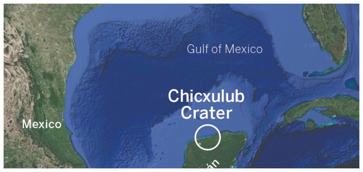 Crater in Mexico