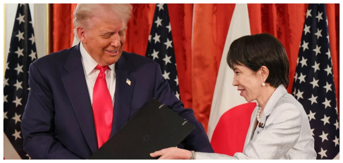 Trump and Japan PM