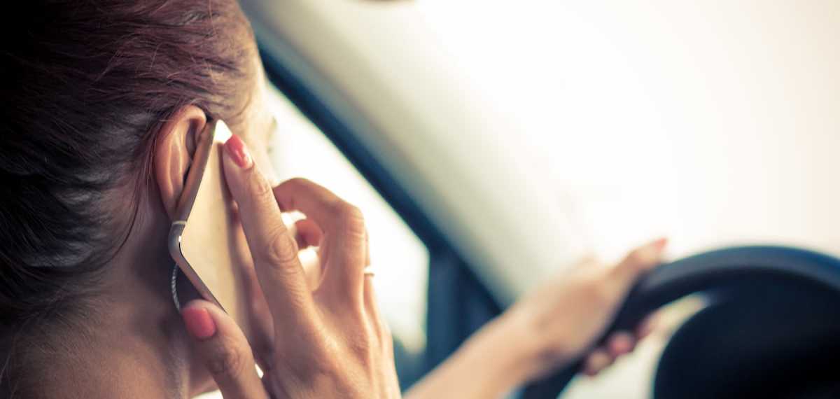 talking while driving