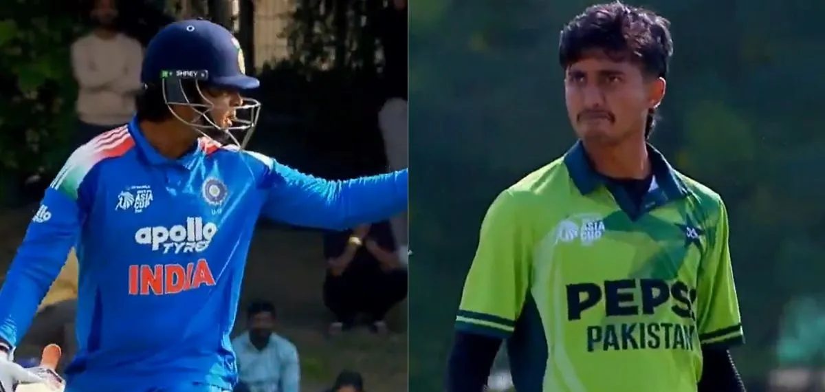 വൈഭവിനെതിരെയും പാക് ബോളറുടെ ആക്രോശം; പിന്നാലെ ഷൂസിലേക്ക് ചൂണ്ടി ഇന്ത്യന്‍ താരത്തിന്‍റെ മാസ് മറുപടി, വീഡിയോ