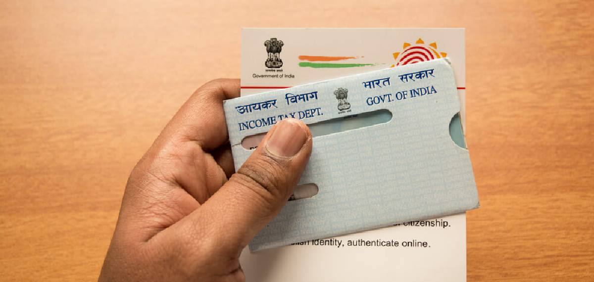 aadhar pan card link