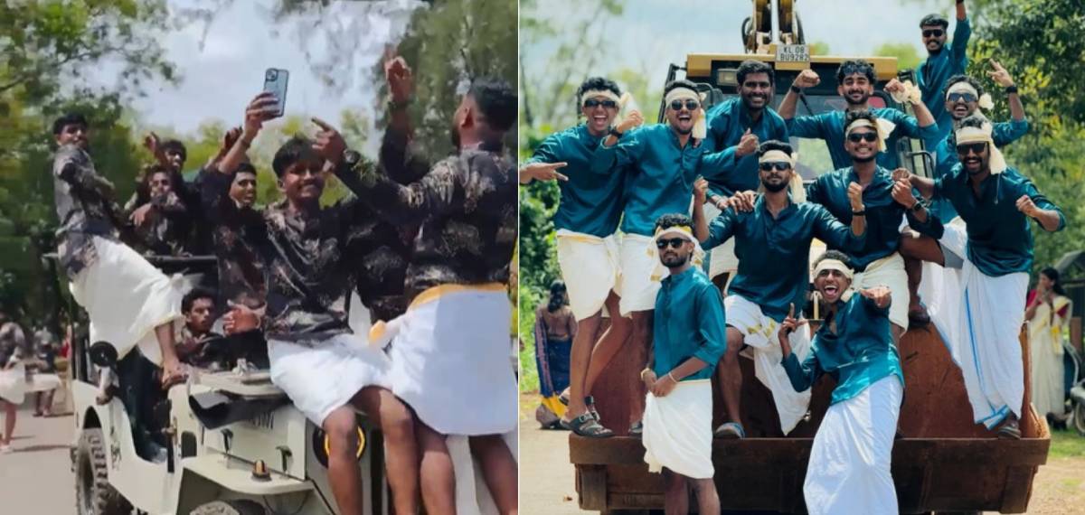 ജെസിബി, തുറന്ന ജീപ്പില്‍ എൻട്രി,മദ്യപിച്ച് മതിൽ തകര്‍ത്തു; പരിധിവിട്ട് കാലിക്കറ്റ് യൂണിവേഴ്സിറ്റിയിലെ ഓണാഘോഷം