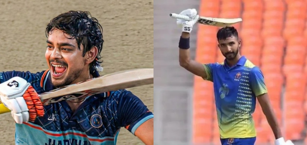 ഇഷാന് മലയാളി താരത്തിന്റെ മറുപടി; ദേവ്ദത്തിന്റെ സെഞ്ച്വറിയിൽ ജാർഖണ്ഡിന്റെ 413 റണ്‍സ് മറികടന്ന് കർണാടക