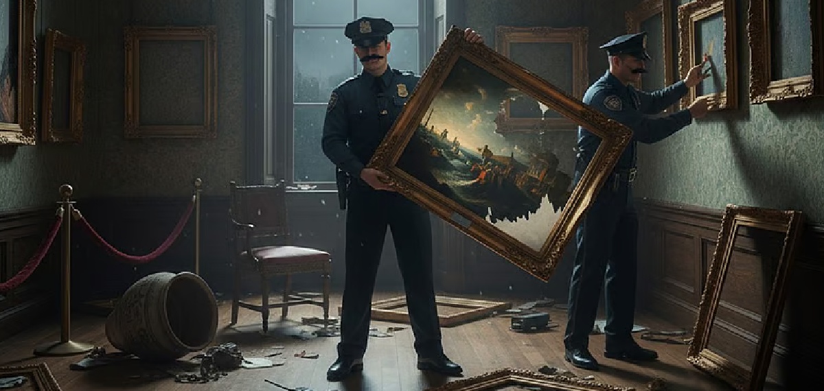 Boston’s Isabella Stewart Gardner Museum still has some empty frames on its walls which are a reminder of one of the world’s largest art thefts. On St. Patrick’s Day night in 1990