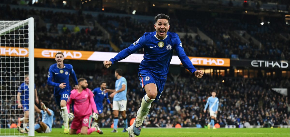 ഇഞ്ചുറി ടൈമില് എന്സോയുടെ ഗോള്; ഇത്തിഹാദില് സിറ്റിയെ സമനിലയില് കുരുക്കി ചെല്സി