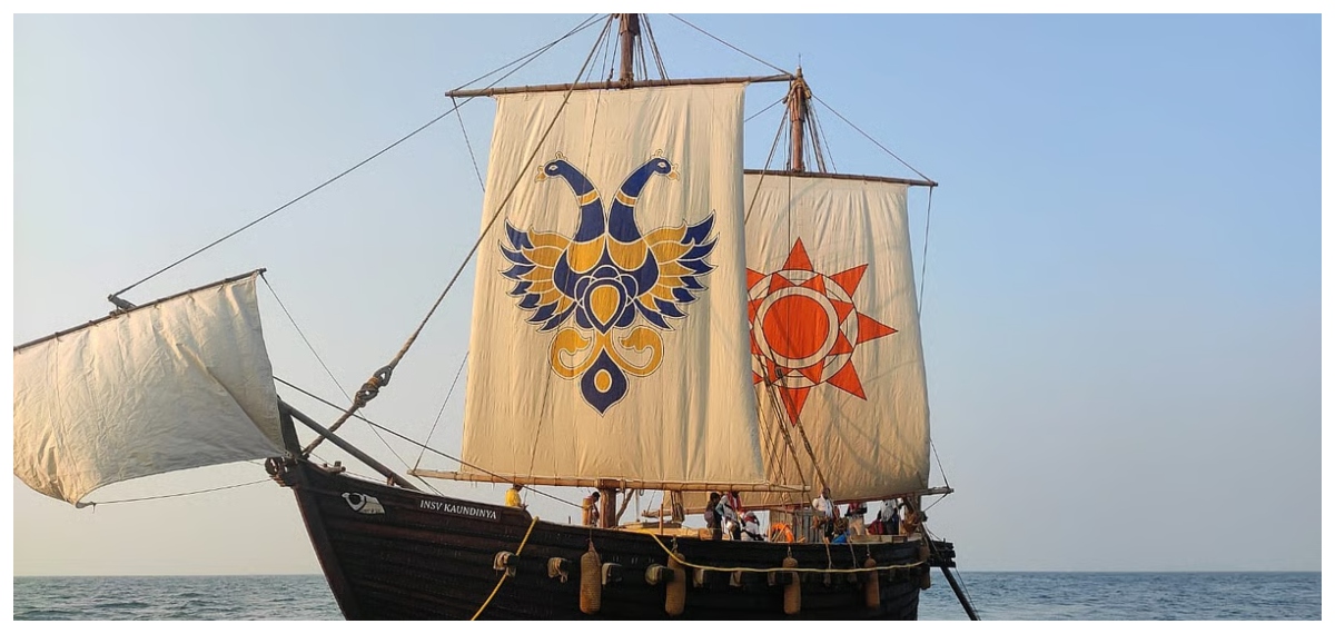 ഇന്ത്യൻ പ്രൗഢി…എഞ്ചിനില്ലാ പായ്കപ്പൽ INSV കൗണ്ടിനിയ കന്നിയാത്ര നടത്തി; പ്രത്യേകതകൾ എന്തെല്ലാം ?