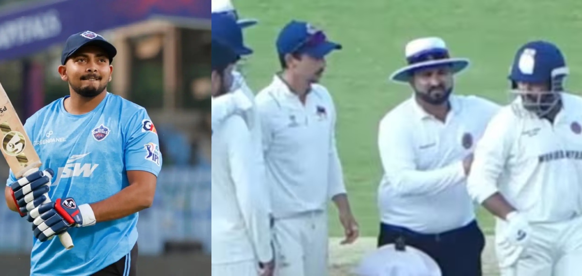 'മുഷീർ തനിക്ക് ഇളയ സഹോദരൻ'; ബാറ്റോങ്ങിയ സംഭവത്തിൽ മാപ്പ് പറഞ്ഞ് പൃഥ്വി ഷാ
