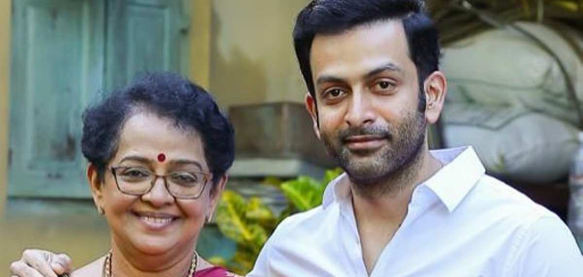 Prithviraj Sukumaran with Mallika Sukumaran 