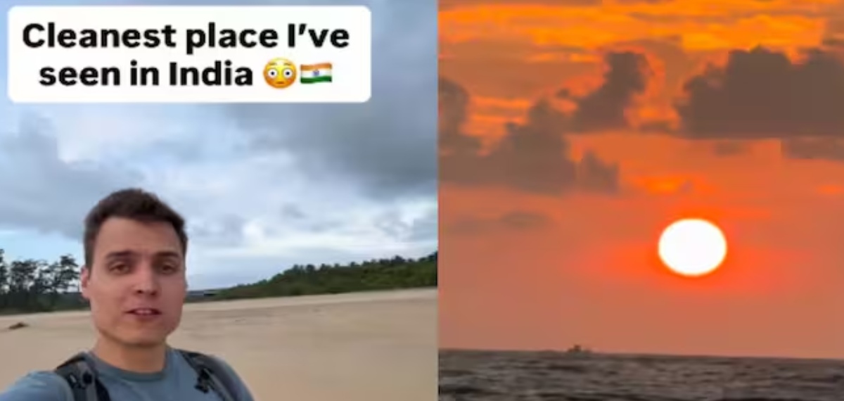 ഇന്ത്യയിലെ ഏറ്റവും വൃത്തിയുള്ള ഇടം, യൂറോപ്പിന് തുല്യം! ജർമ്മൻ യുവാവിൻ്റെ റീൽ ഏറ്റെടുത്ത് സോഷ്യൽമീഡിയ