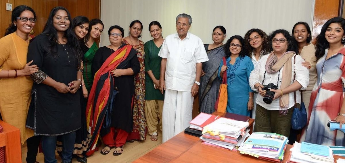 WCC Members With Kerala CM Pinarayi Vijayan