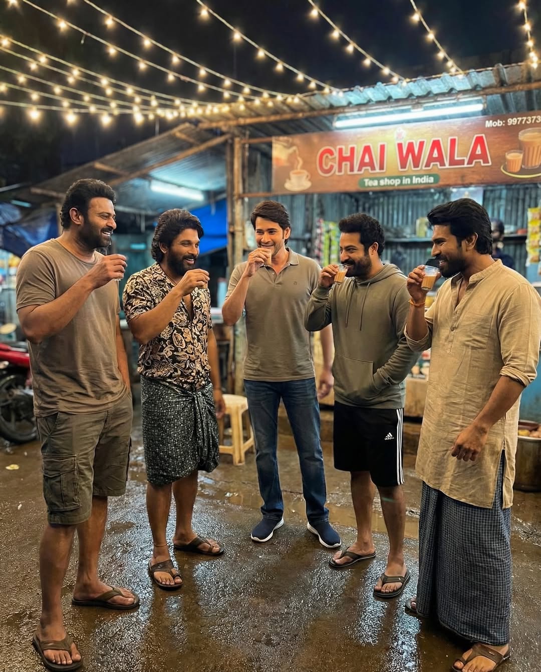 Prabhas and Allu Arjun Ai Photos