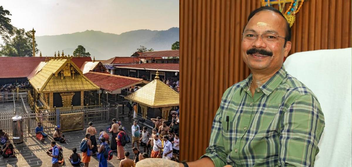 ഇലക്ട്രോ പ്ലേറ്റിംഗ് ആരംഭിച്ചു; ശബരിമലയിലെ സ്വർണപ്പാളി ഉടൻ തിരിച്ച് കൊണ്ടുവരില്ല: ദേവസ്വം ബോർഡ് പ്രസിഡന്റ്