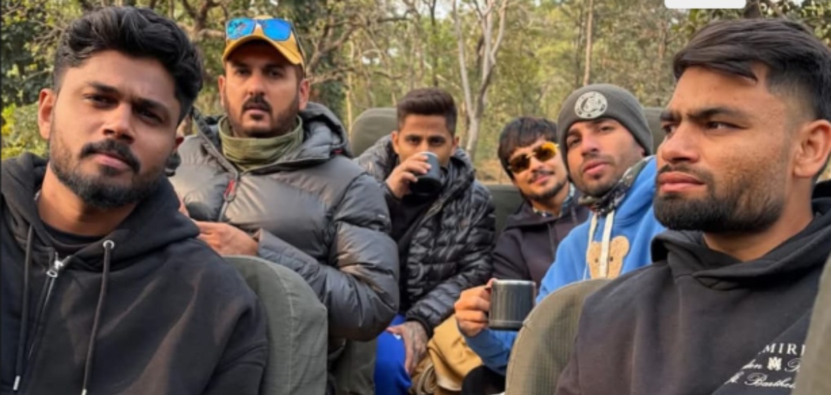 സഞ്ജുവും കൂട്ടരും 'ജംഗിൾ പൊളി'! കിവീസിനെ നേരിടുന്നതിന് മുമ്പ് സഫാരി നടത്തി ടി-20 ടീം