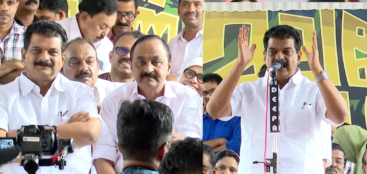 'പിണറായിസത്തിൻ്റെ അവസാന ആണി നിലമ്പൂരിൽ നിന്ന്'; യുഡിഎഫ് വേദിയിൽ മുഖ്യമന്ത്രിക്കെതിരെ ആഞ്ഞടിച്ച് പി വി അൻവർ