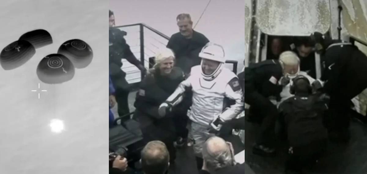 ക്രൂ -11 ദൗത്യ സംഘം ഭൂമിയിലെത്തി; കാലിഫോർണിയൻ തീരത്ത് സ്പ്ലാഷ് ഡൗൺ, യാത്രികർ സുരക്ഷിതർ