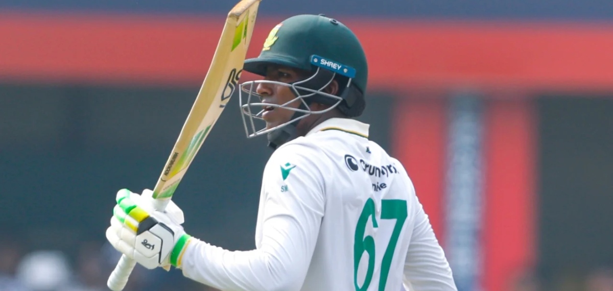 സെനുരാൻ മുത്തുസാമിക്ക് അർദ്ധ സെഞ്ച്വറി; രണ്ടാം ദിവസം ആദ്യ സെഷനിൽ ദക്ഷിണാഫ്രിക്കയ്ക്ക് വിക്കറ്റ് നഷ്ടമില്ല