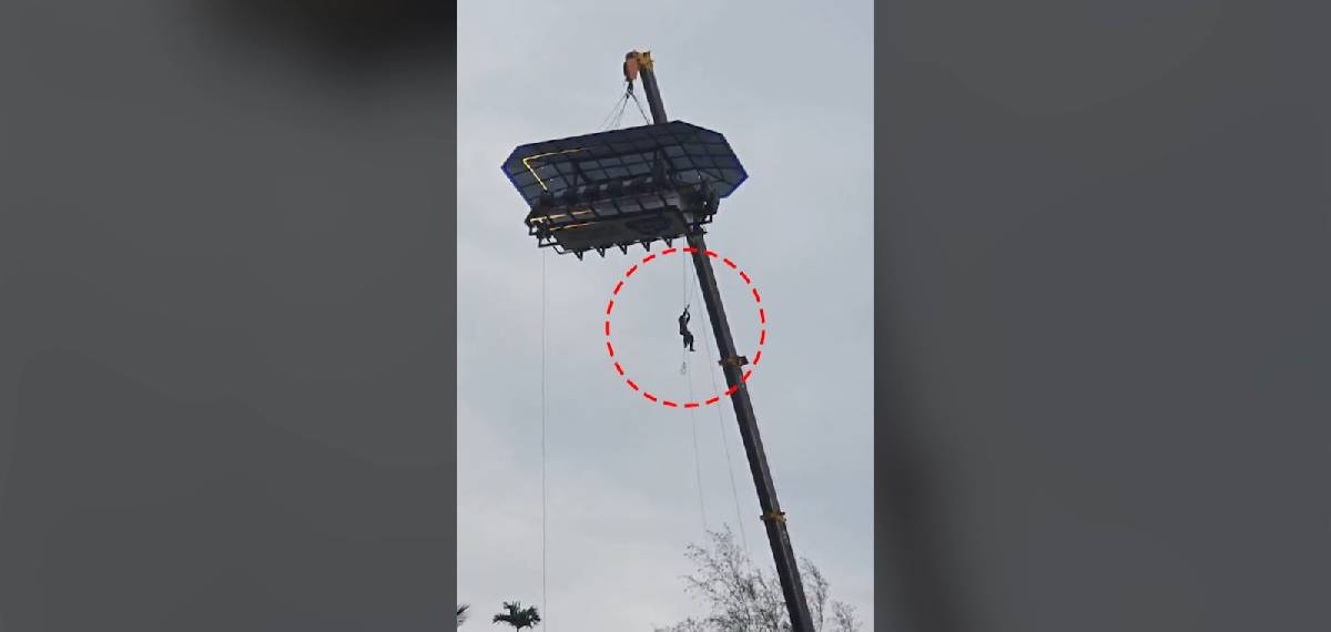 ഇടുക്കിയിൽ സ്‌കൈ ഡൈനിങില്‍ കുടുങ്ങിയ അഞ്ചുപേരില്‍ രണ്ട് താഴെ ഇറക്കി