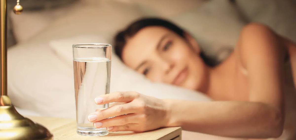 drink water before sleep