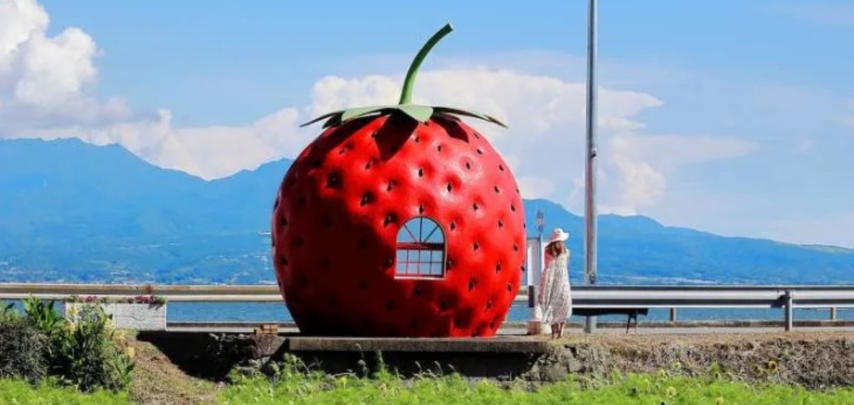 പഴങ്ങളുടെ രൂപത്തിലുള്ള ശില്‍പങ്ങള്‍; അറിയാം ജപ്പാനിലെ ഈ നിര്‍മിതിയെക്കുറിച്ച്