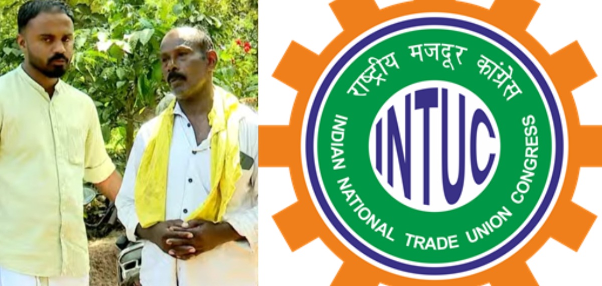 മകന്‍ എല്‍ഡിഎഫ് സ്ഥാനാര്‍ത്ഥിയായതിനെ തുടര്‍ന്ന് അച്ഛനെ തൊഴില്‍ വിലക്കിയ സംഭവം; ഐഎന്‍ടിയുസിയില്‍ കൂട്ടരാജി