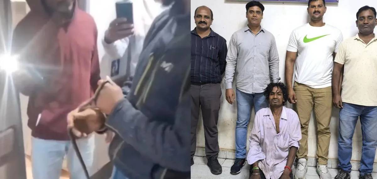 വന്ദേഭാരത് എക്സ്പ്രസിന്റെ ശുചിമുറിയിൽ പാമ്പിനെ തുറന്നുവിട്ട് യുവാവ്; പിടികൂടി റെയിൽവെ പൊലീസ്