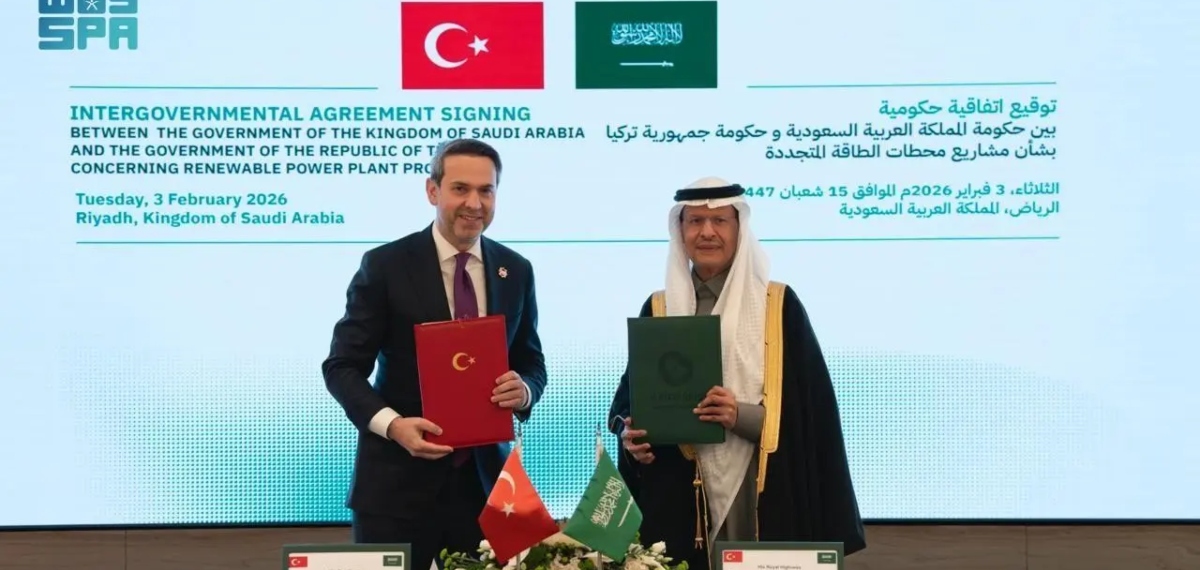 പുനരുപയോഗ ഊര്‍ജ മേഖലയില്‍ സഹകരണം ശക്തമാക്കി സൗദിയും തുര്‍ക്കിയും; കരാറിൽ ഒപ്പുവെച്ചു