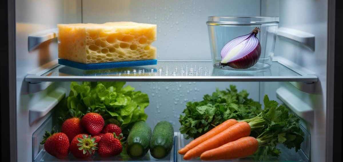 ഒരു സ്‌പോഞ്ച് കയ്യിലുണ്ടോ; ഫ്രിഡ്ജിലെ ദുർഗന്ധം മാറ്റാനുള്ള വഴി പറഞ്ഞ് തരാം