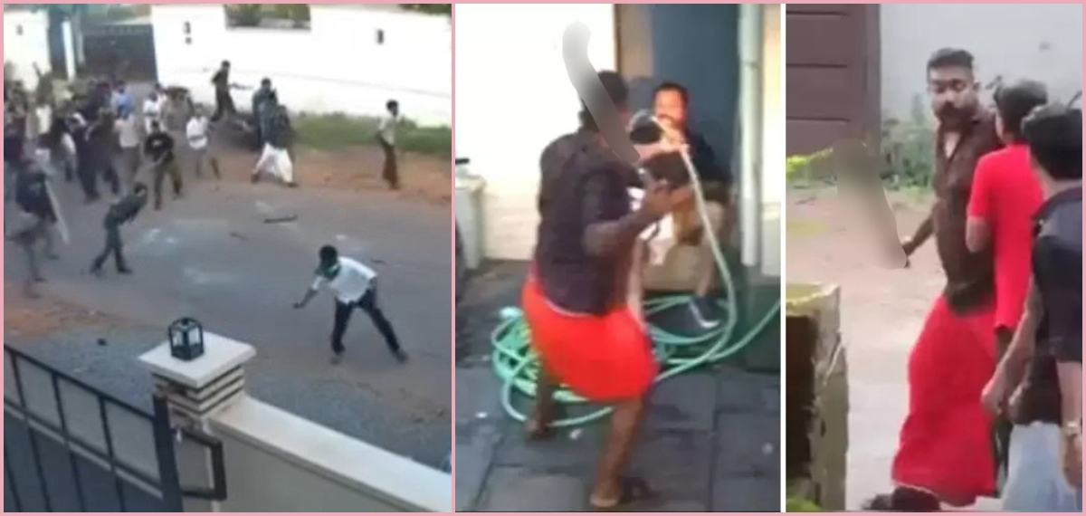 ലീഗുകാർ കല്ലും പടക്കവുമെറിഞ്ഞു; CPIM പ്രവർത്തകർ വടിവാളെടുത്തു; പാനൂർ സംഘർഷത്തിലെ കൂടുതൽ ദൃശ്യങ്ങൾ പുറത്ത്