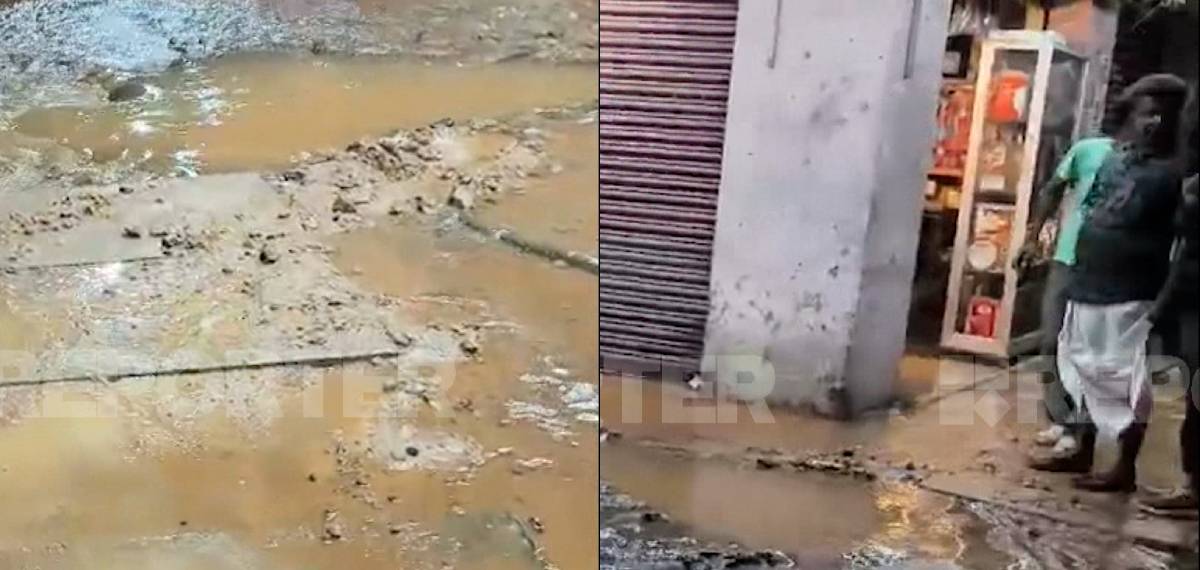 വാട്ടര്‍ അതോറിറ്റിയുടെ പൈപ്പ് പൊട്ടി വെള്ളമൊഴുകിയത് മണിക്കൂറുകള്‍; തിരിഞ്ഞു നോക്കാതെ അധികൃതർ