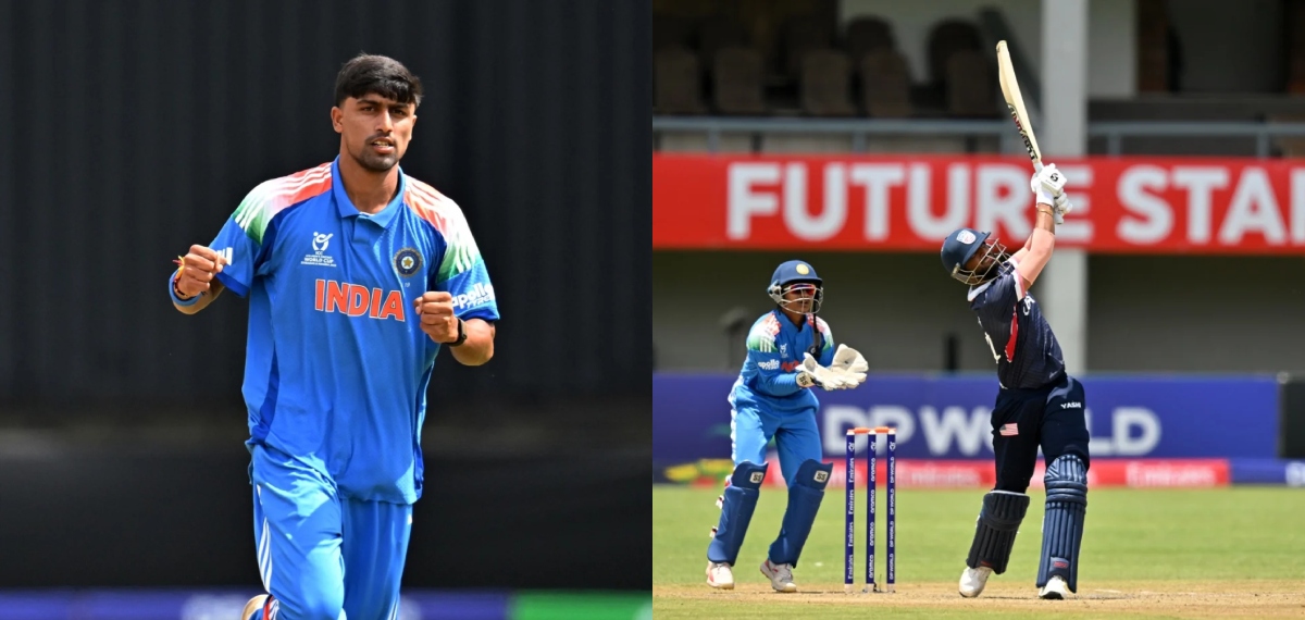 അണ്ടർ 19 ലോകകപ്പ്; അമേരിക്കയെ എറിഞ്ഞുവീഴ്ത്തി ഇന്ത്യ; കുഞ്ഞൻ വിജയലക്ഷ്യം