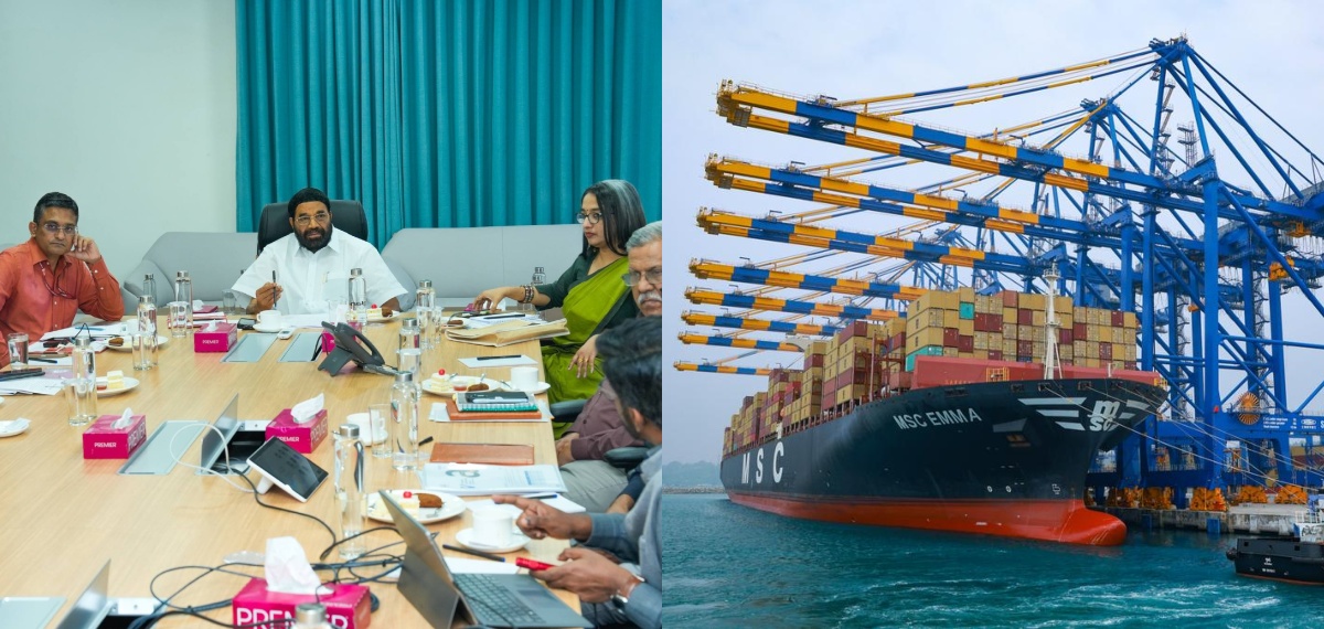 വിഴിഞ്ഞം തുറമുഖം;ഒന്നാംഘട്ടം വിജയകരം,അടുത്ത ഘട്ട നിർമ്മാണപ്രവർത്തനങ്ങൾ ജനുവരിയിൽ ; വി എൻ വാസവൻ