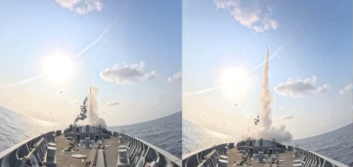 സർവം സജ്ജമായി ഇന്ത്യ; പാകിസ്താന് മുന്നറിയിപ്പായി ഐഎൻഎസ് സൂറത്തിൽ നിന്നും മിസൈൽ പരീക്ഷണം