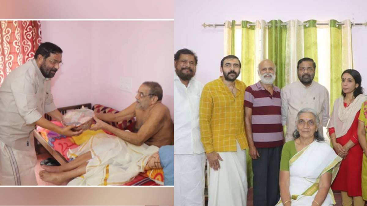 കടകംപള്ളി സുരേന്ദ്രനും രാജുഎബ്രഹാമും പോറ്റിയുടെ വീട്ടിലെത്തി അച്ഛന് സമ്മാനപ്പൊതി നൽകി;ദൃശ്യങ്ങൾ റിപ്പോർട്ടറിന്